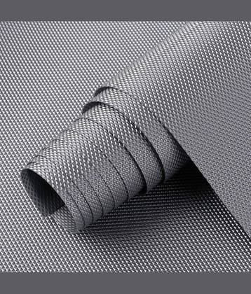 EASYHOME Multipurpose ( 45 cm X 10 m) EVA Anti-Slip Mat Liners For Bathroom, Kitchen, Fridge & Table Mat- Grey (45cmx1000cm)