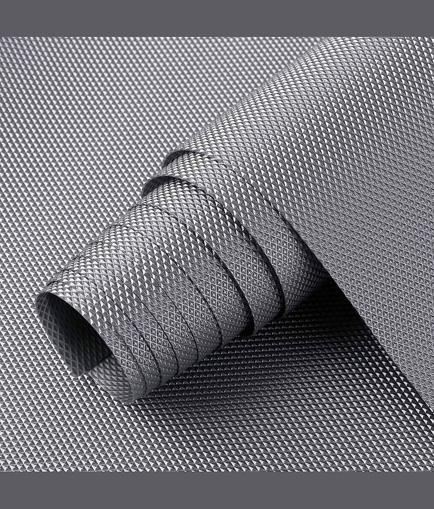 EASYHOME Multipurpose ( 45 cm X 10 m) EVA Anti-Slip Mat Liners For Bathroom, Kitchen, Fridge & Table Mat- Grey (45cmx1000cm)