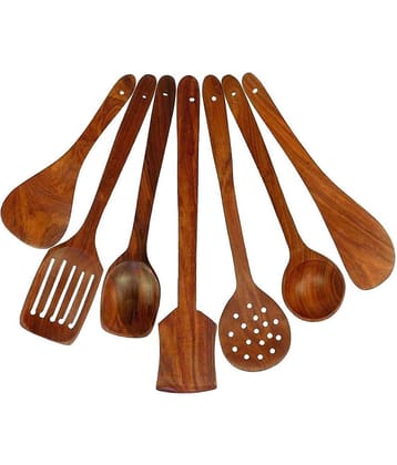 SWH Brown Wood Kitchen Tools