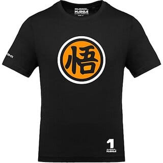 Fastbend Mens Black Printed Cotton Blend Round Neck T-Shirt