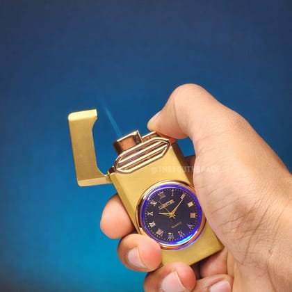 Vintage Time Lite Jet lighter-GOLD