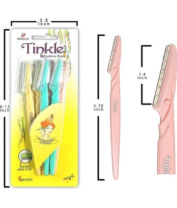 Tinkle Eyebrow Razor Disposable Razor 3 Blades 3 Pcs