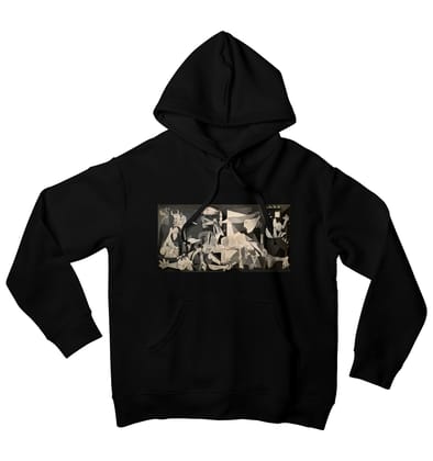 Guernica Art Hoodie-40 - S / Black