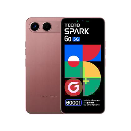 Tecno Spark GO 5G (Bikaner Red, 4GB+128GB) | Slimmest Smartphone with 6000mAh Battery | Ella AI with Indian Languages Support* | IP64 Dust and Water Resistant Tecno Spark GO 5G (Bikaner Red, 4GB+128GB) | Slimmest Smartphone with 6000mAh Battery | Ella AI