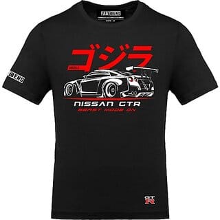 FastB Men Typography Round Neck Black T-Shirt