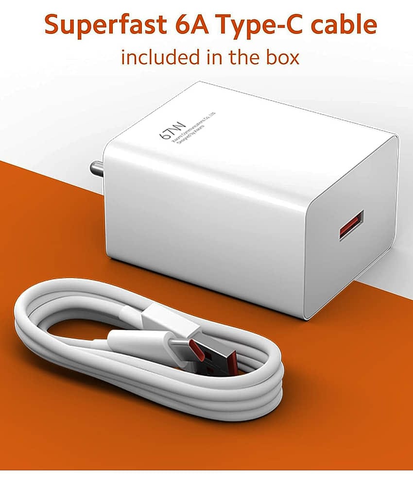 Retailstore 67Watt FAST Charger with Superfast 6A Type-C  cable Wall Charger 1