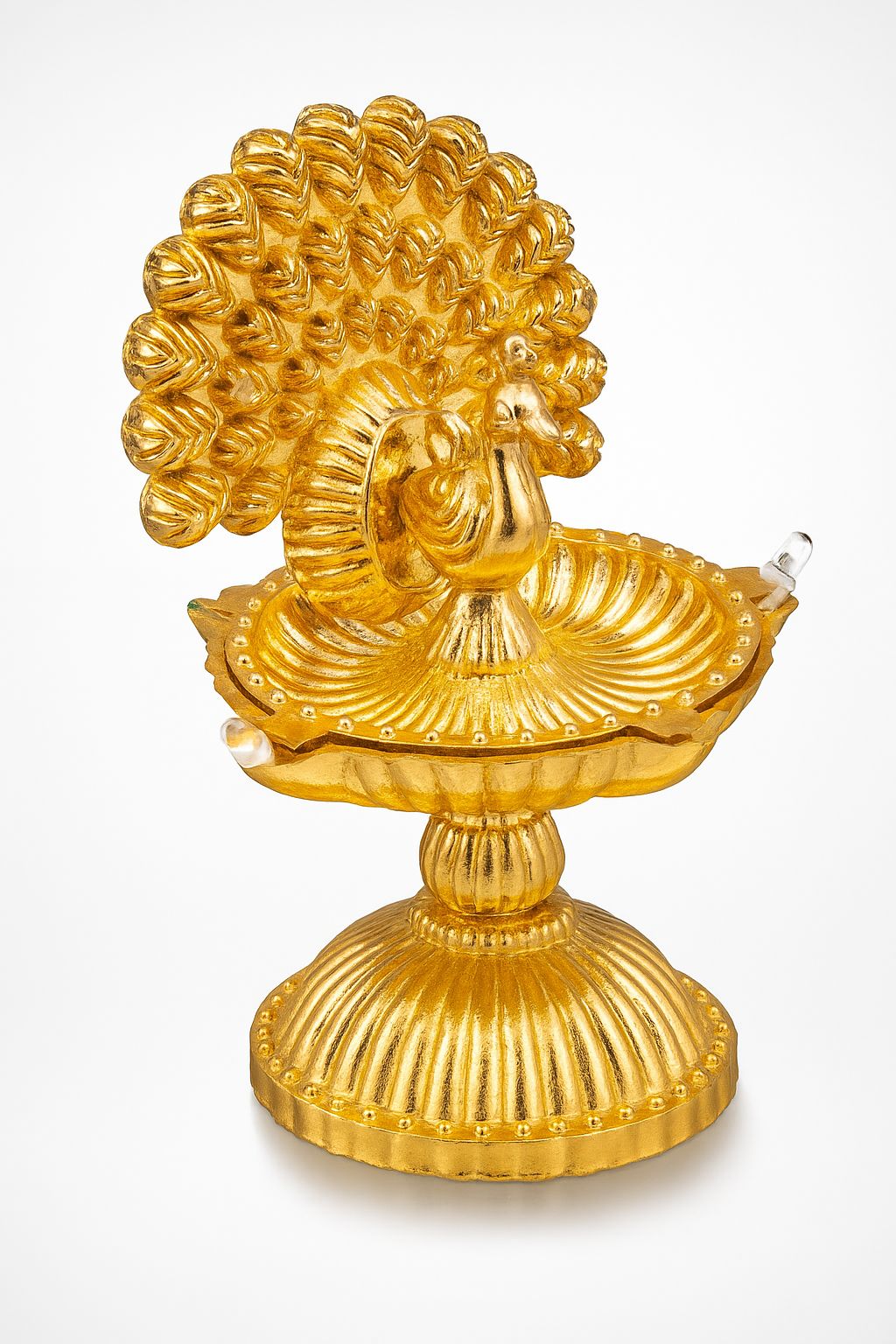 Golden Peacock LED Decorative Lamp 1 layer