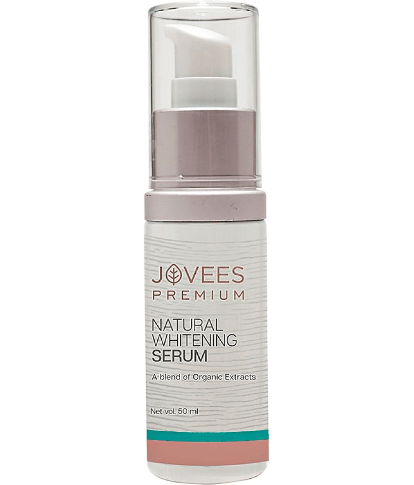 Jovees Premium Natural Whitening Serum Gives Clear, Hydrated And Glowing Skin, 50ml (Pack of 1)