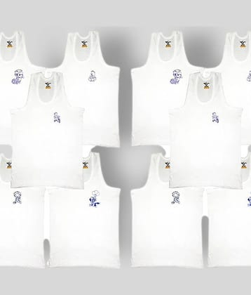 HAP Pack of 10 Boys 100% Cotton ( White )