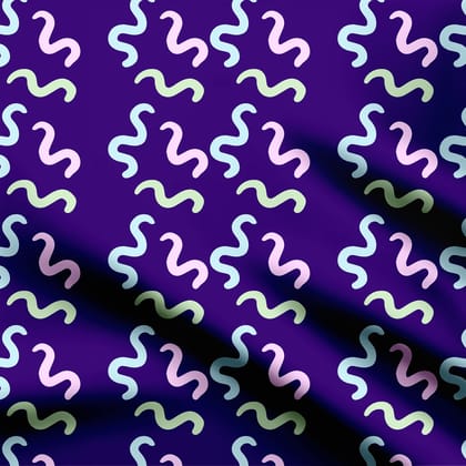 Min Wave Print Fabric-Cotton