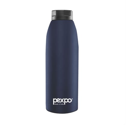 Pexpo 24 Hrs Hot & Cold Stainless Steel Vacuum Insulated ISI Certified Flask, 900 ml, Denim Blue | Thermosteel Flask | BPA-Free | Eco-Friendly | Leak Proof | Home | Travelling | Hiking | Gym
