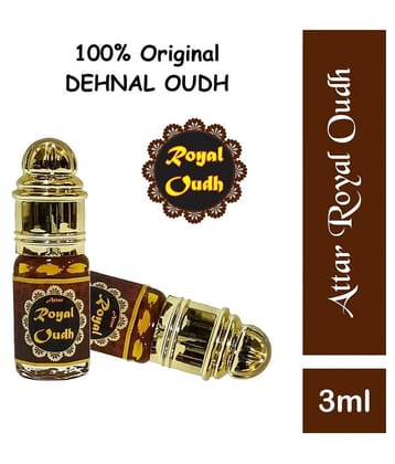 INDRA SUGANDH BHANDAR - Royal Tobacco Oudh Attar For Men & Women 3ml Pack Of 1 - Below 50ml/ Miniature