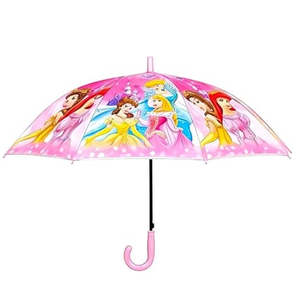 Printed Folding Umbrella with Assorted Prints, Polyester Canopy, Manual Open, Compact Design for Rain Protection(1PC)