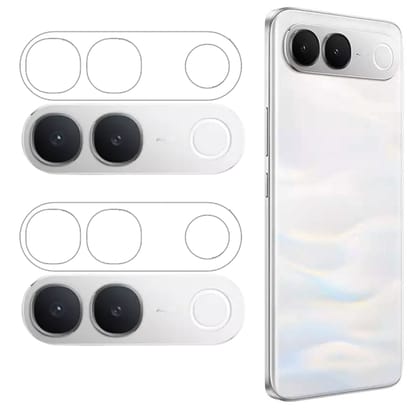 ISAAK Back Camera Lens Protector compatible for Vivo S2 (Pack of 2)
