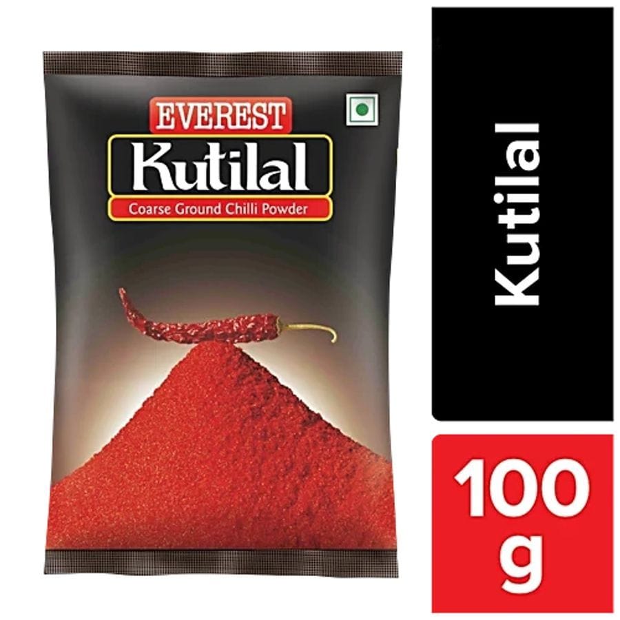 Everest Kutilal Coarse Ground Chilli Powder, 100 g Pouch - 100 gm - 100 gm - One Unit