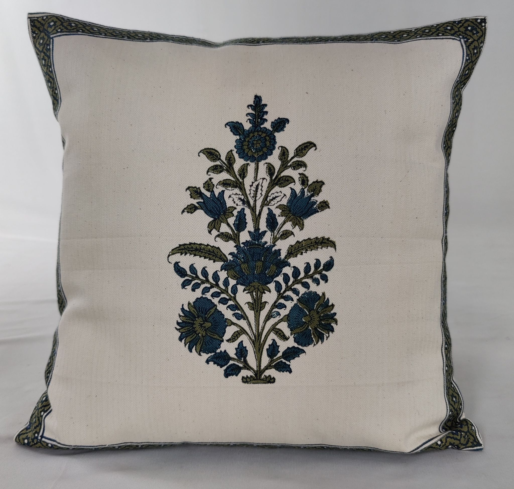 Block Printed Cotton Cushion Covers | Set of 2