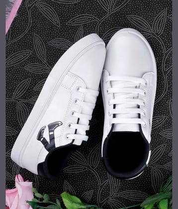 Aroom White Women's Sneakers