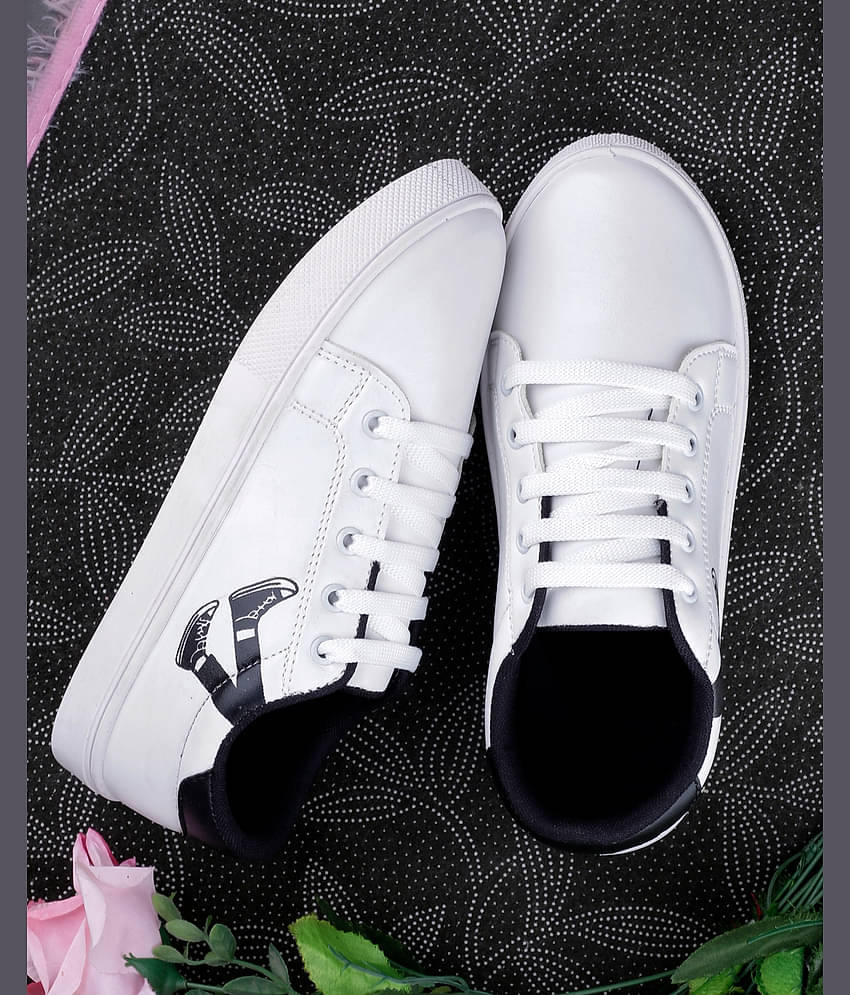 Aroom White Women's Sneakers