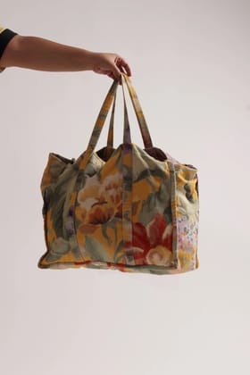Allora Yellow Tote Bag-One size