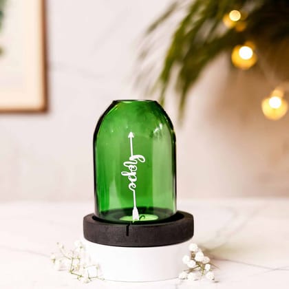 Upcycled Bottle Tea light holder