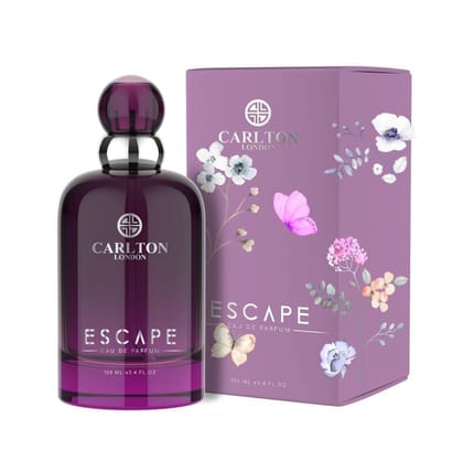 Carlton London Escape Perfume For Women - 100ml | Long Lasting Perfume For Woman With Elegant Floral Notes | Premium Parfum For Woman | Best Gift For Wife, Mom & Girlfriend, Rakhi Gift For Sister Carlton London Escape Perfume For Women - 100ml | Long Las