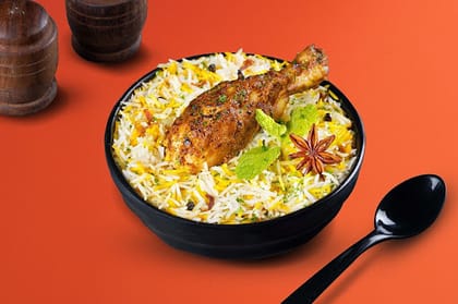 Lucknowi Chicken Biryani Bowl (Protein - 23g)