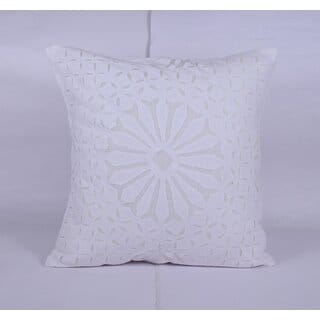 White Fancy Cushion Cover