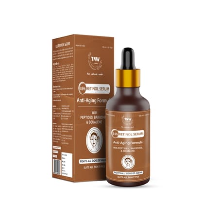 0.5% Retinol Serum- Anti-Ageing Formula for a Smooth Skin.-30ml