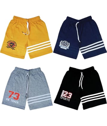 atlans Pack of 1 Cotton Blend Shorts For Boys ( Yellow )