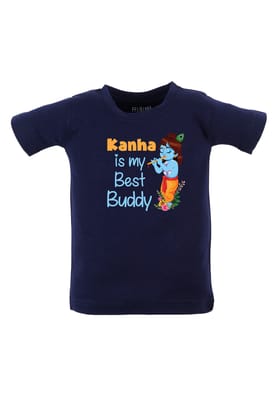 Kanha Is My Best Buddy-1-2 Yrs / NavyBlue