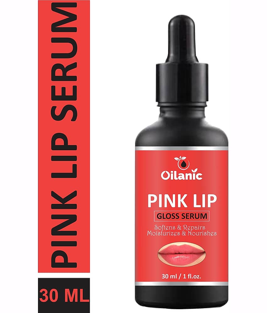 Oilanic  Premium Pink Lip Gloss Serum   For Soft and Natural Pink Lips Face Serum 30 mL