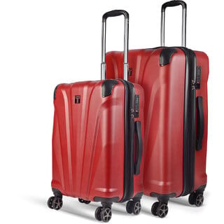Timus Leolite Expandable Premium Polycarbonate Small Medium Suitcase Combo(58,68cm)