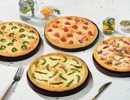 Pack Of 4 Pizzas @ 499