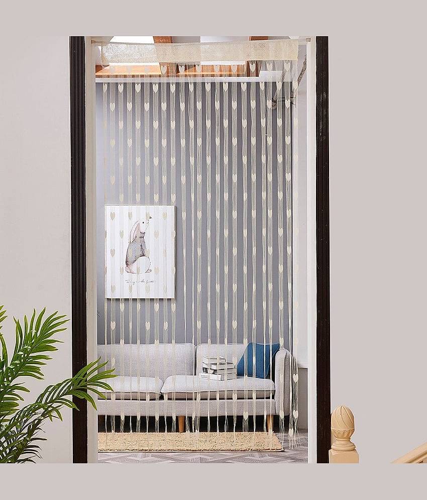 YUTIRITI Set of 2 Door Heart String Curtain