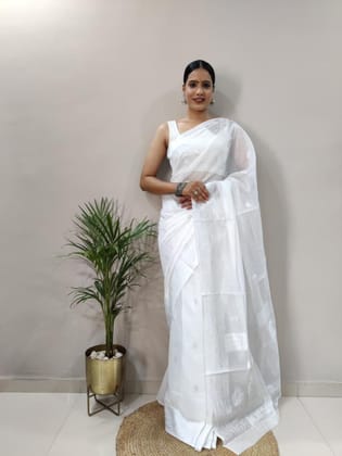 Pure Soft Cotton Festival Special Jamdani Saree-Weight