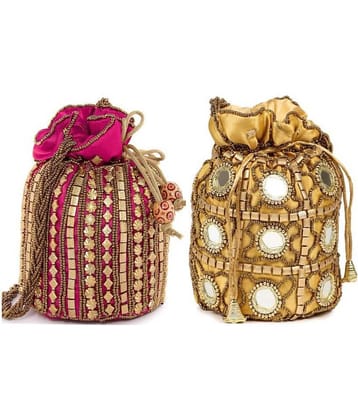 Bulbul Multi Silk Potli