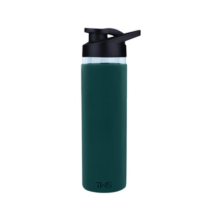 The Wallet Store Pure Wrap Borosilicate Sipper Bottle (Green, 750 ml)
