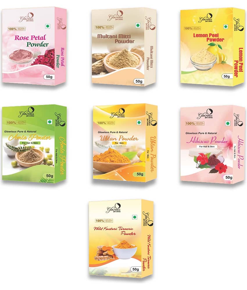 glowious - Skin Toning Face Pack for Normal Skin ( Pack of 7 )