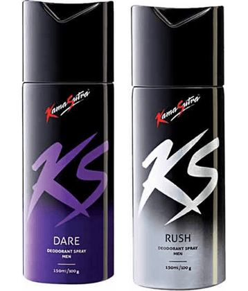 KamaSutra - Deodorant Spray for Unisex 300 ml ( Pack of 2 )