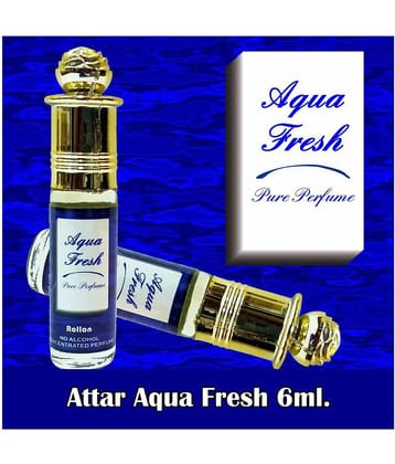 INDRA SUGANDH BHANDAR Attar For Men|Women Aqua Fresh Pure Perfume 24 Hours Long Lasting Refreshing Fragrance 6ml Rollon Pack
