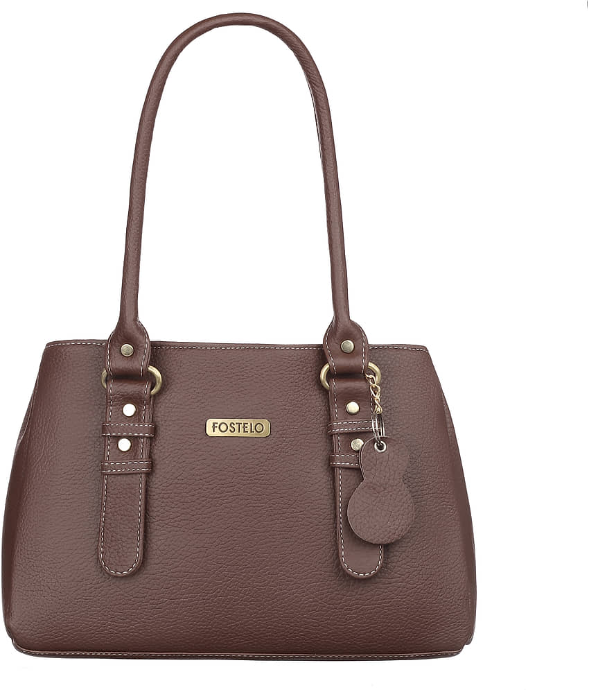 Fostelo Shoulder Bag PU Set of 1 ( Brown )