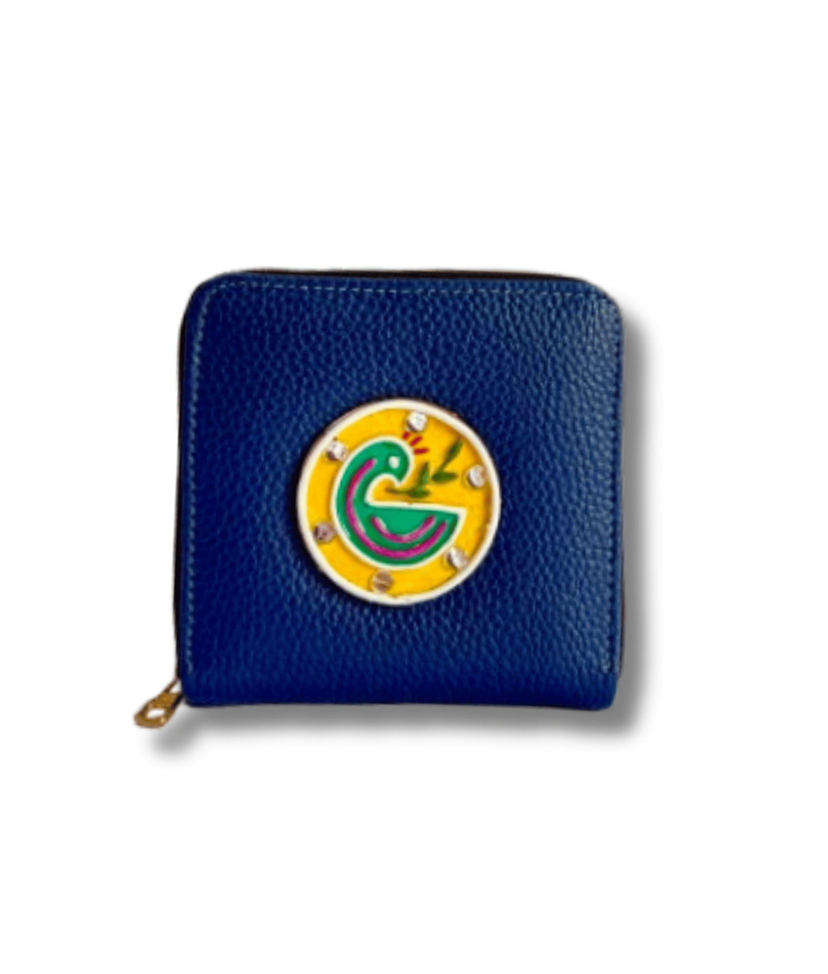 Peacock Lippan Art Mini Handcrafted Wallet