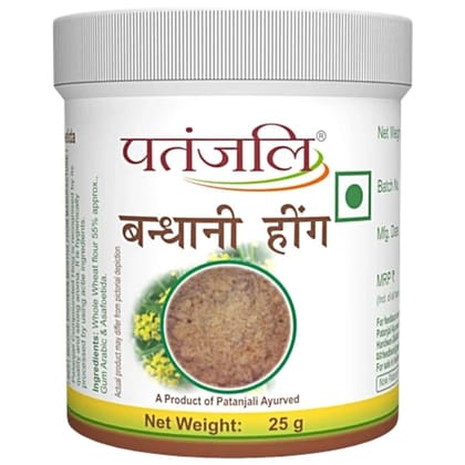 Patanjali Badhani Hing, 25 gm - Patanjali Badhani Hing, 25 gm