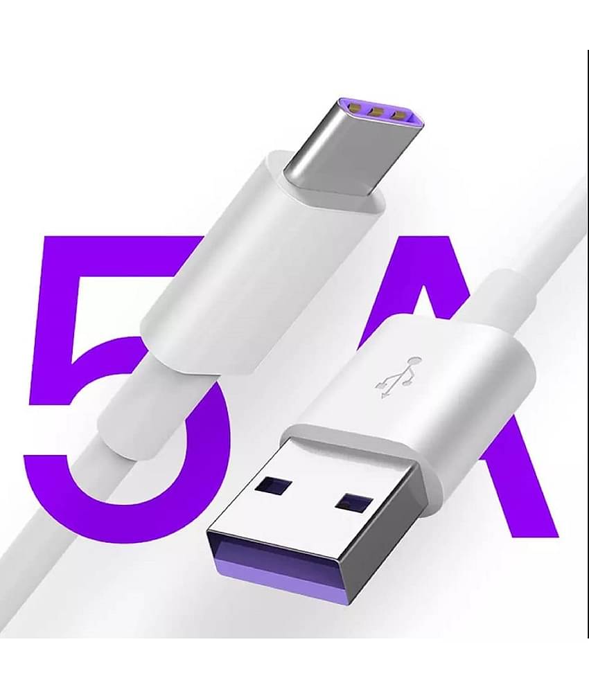 UniBoss White 5 A Type C Cable 1 Meter