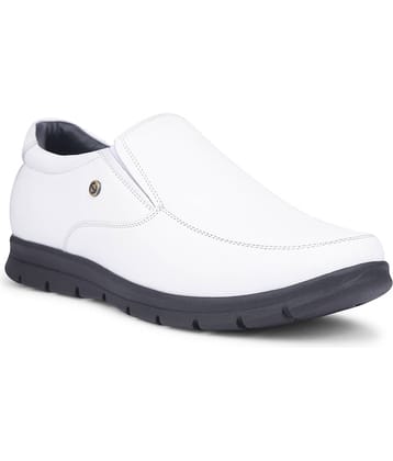 Liberty White Men's Slip On Formal Shoes