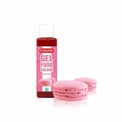 Puramio Gel Food Colour - Rose Pink, 30 gm