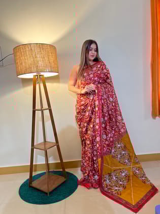 PURE SOFT  COTTON PRINTED SAREE