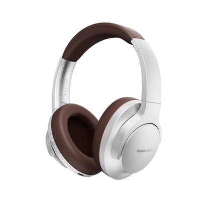 Amazon Basics Pro Series Wireless Noise Cancelling ANC Over Ear Headphone | Bluetooth Headset | USB Charging | 10 m Paring Distance | 74 Hours Battery Life | 40 mm Drivers | IPX4 Rated (Silver) Amazon Basics Pro Series Wireless Noise Cancelling ANC Over Amazon Basics Pro Series Wireless Noise Cancelling ANC Over Ear Headphone | Bluetooth Headset | USB Charging | 10 m Paring Distance | 74 Hours Battery Life | 40 mm Drivers | IPX4 Rated (Silver) Amazon Basics Pro Series Wireless Noise Cancelling ANC Over