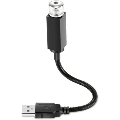 Ambient Star Light 12V 360 Degree Rotation Use for USB Party Decoration Disco Laser Light (Red)