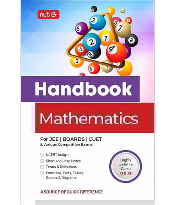 Handbook of Mathematics For JEE, CUET, Boards and Various Competitive Exams